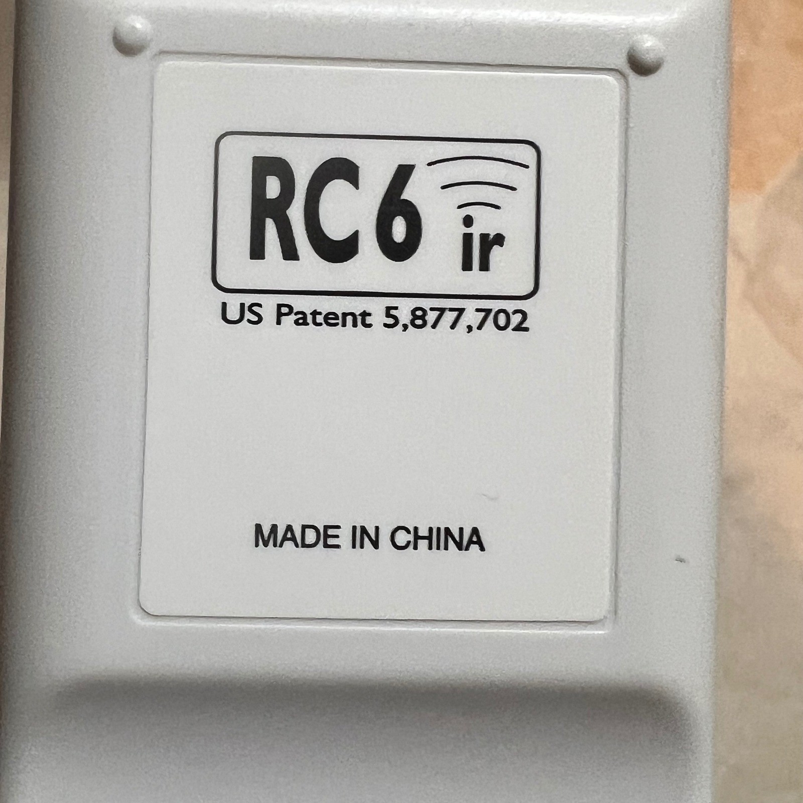 Sony RM-MCE20 PC Remote Control White Media Center Controller