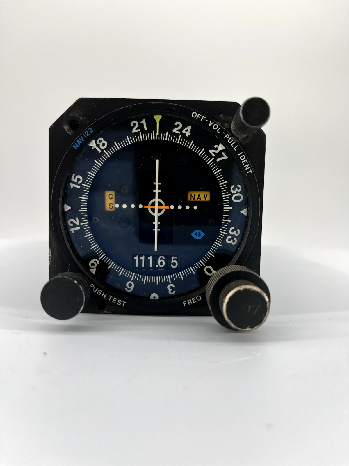 NAV-122 / NAV 122 | Narco VOR LOC Glideslope Navigation Receiver Indicator CORE