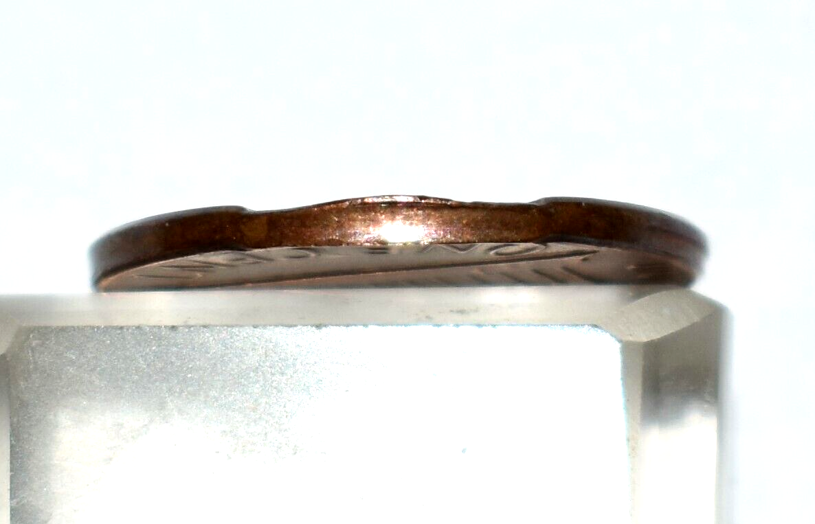 1982 No Mint P Lincoln Penny Error No Mint Mark Copper Varity Indent Multi Error