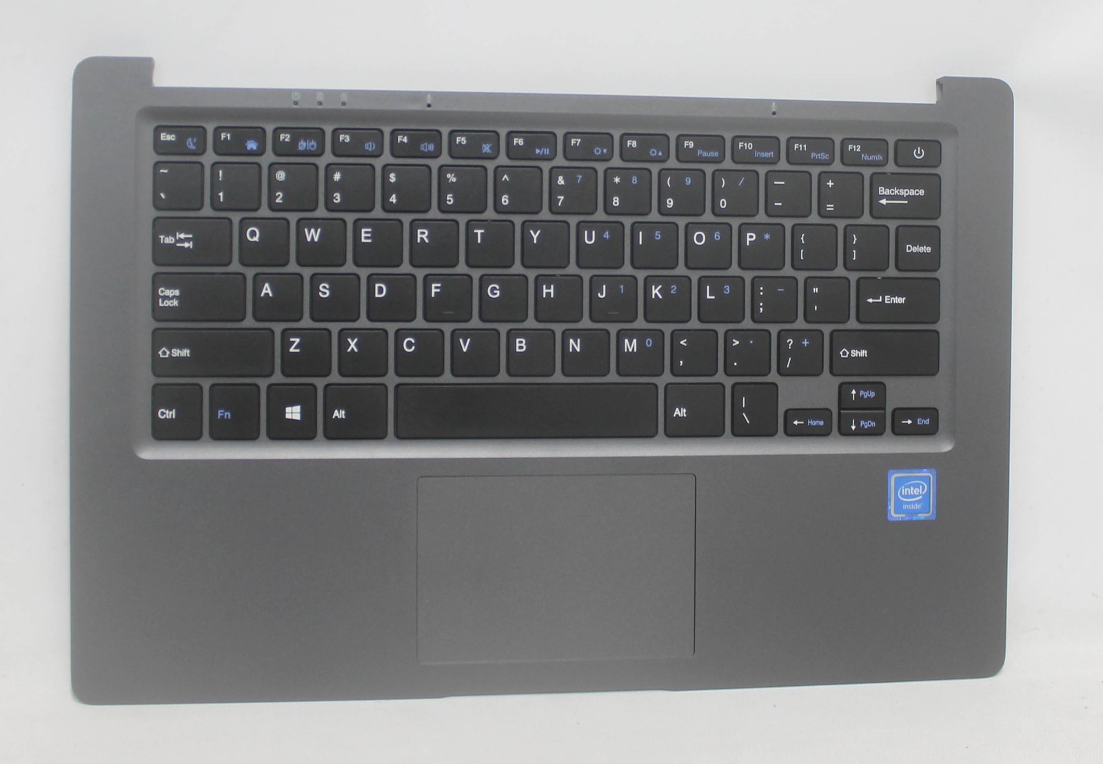 HT14CCIC44EGP-PALMREST Hyundai Palmrest Top Cover w/KB US Touchpad Grey GRADE A