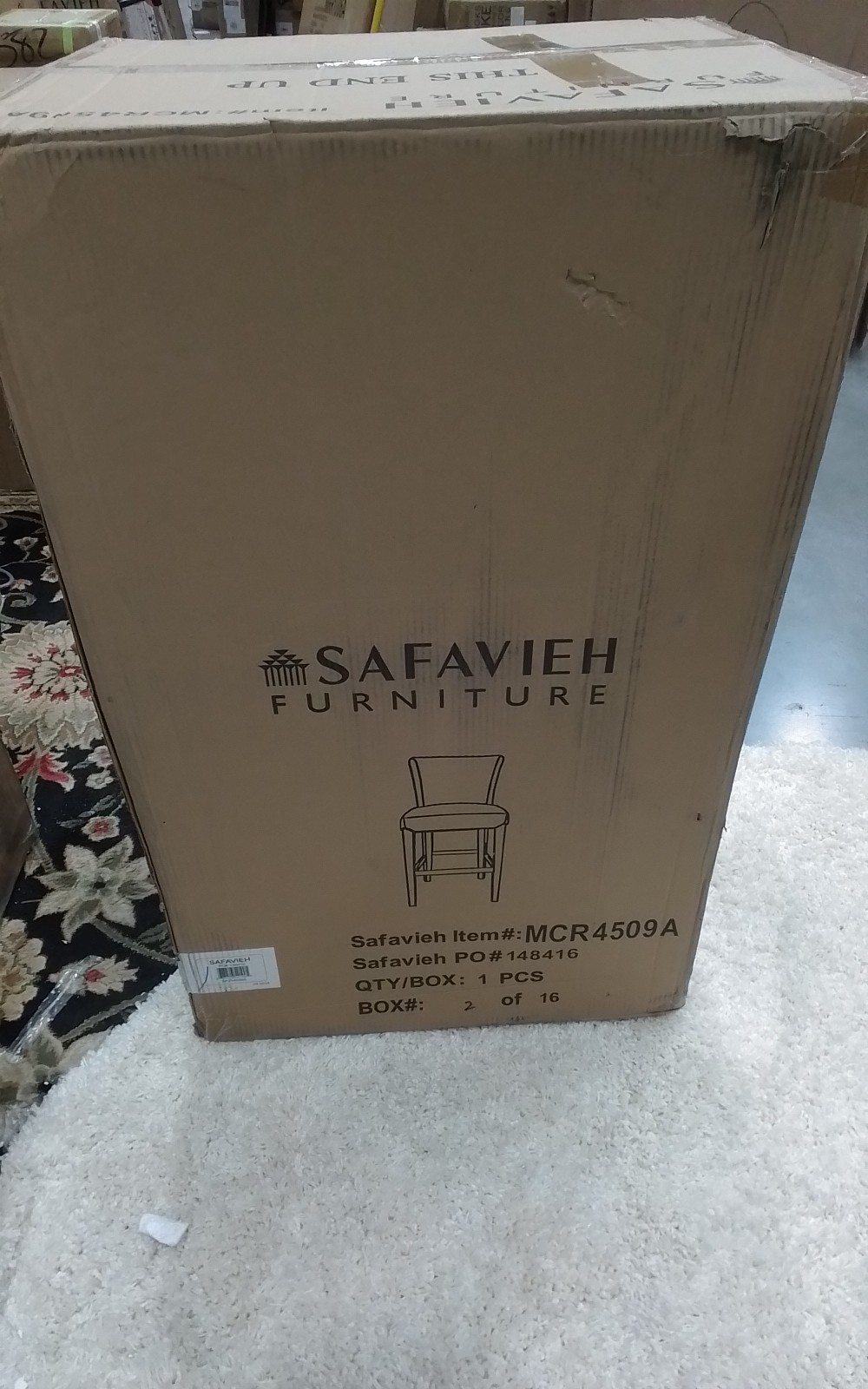 Safavieh SETH COUNTER STOOL, Reduced Price 2172764736 MCR4509A