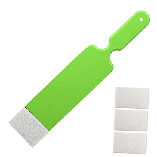 Long Reach Auto Bulldozer Squeegee, Mini Paddle Scrubber for Window Tint Green