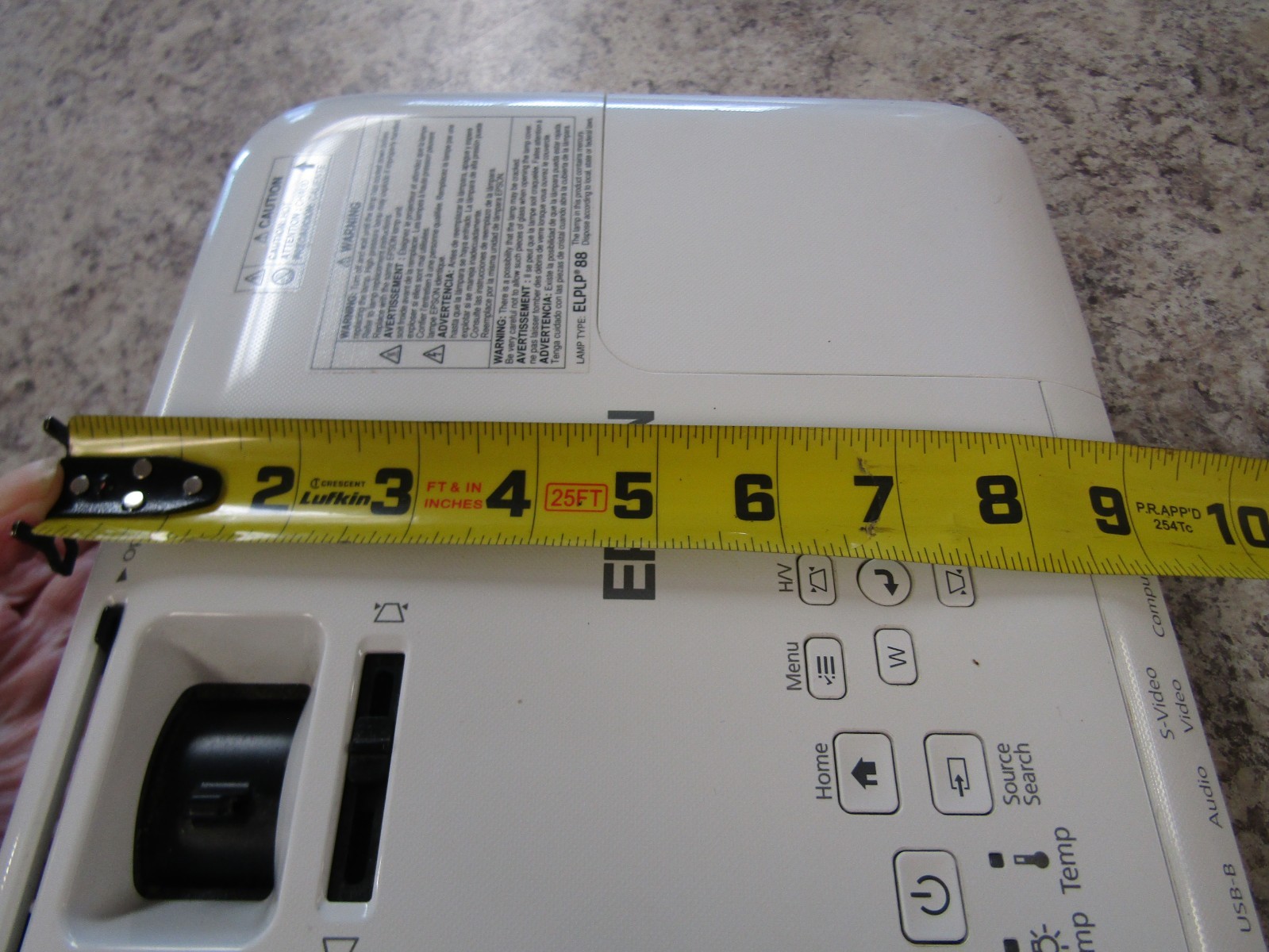 Epson H719A (EX3240) LCD Projector w/ remote - Tested Working