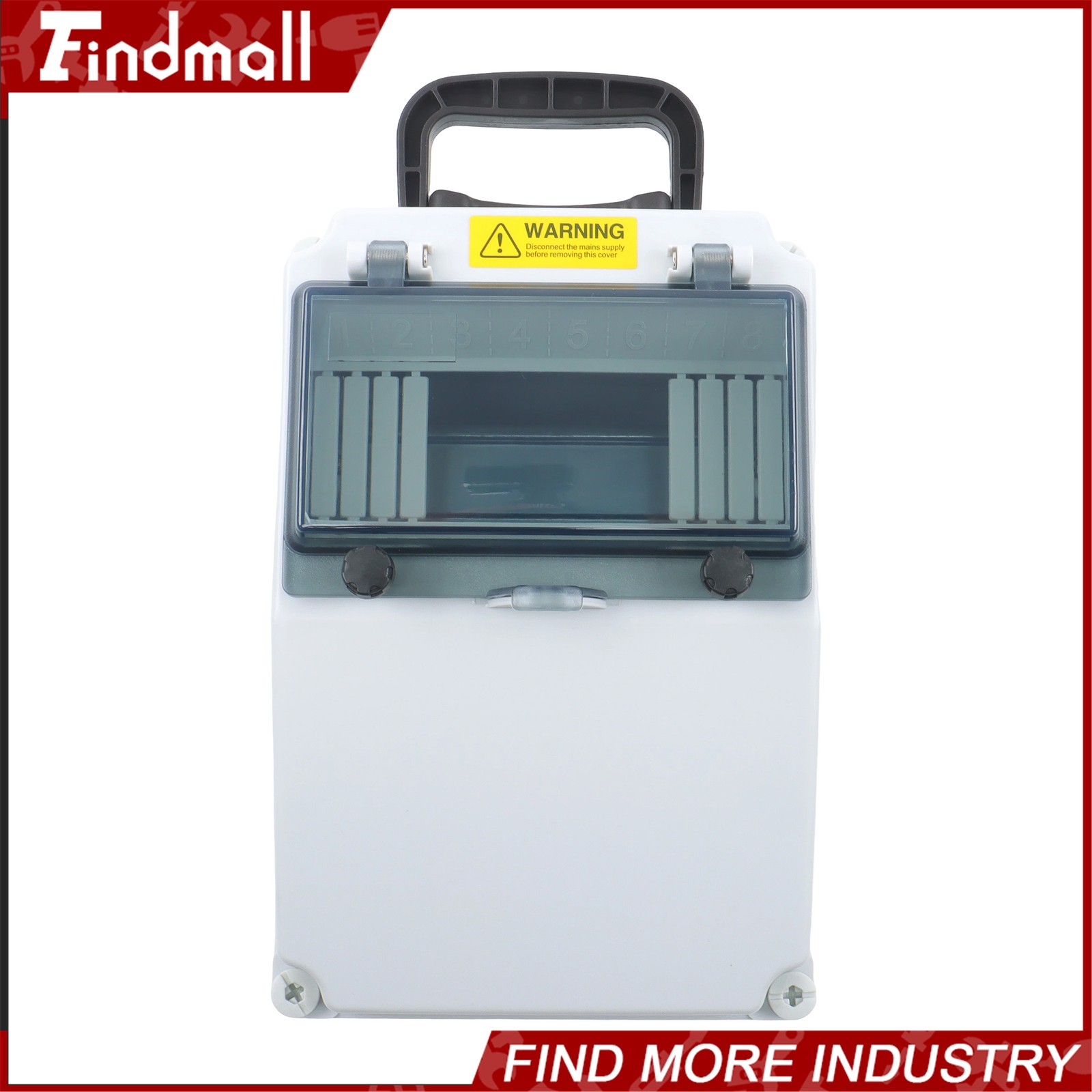 Findmall Waterproof Circuit Breaker Box, 8 Way Breaker Junction Box IP65