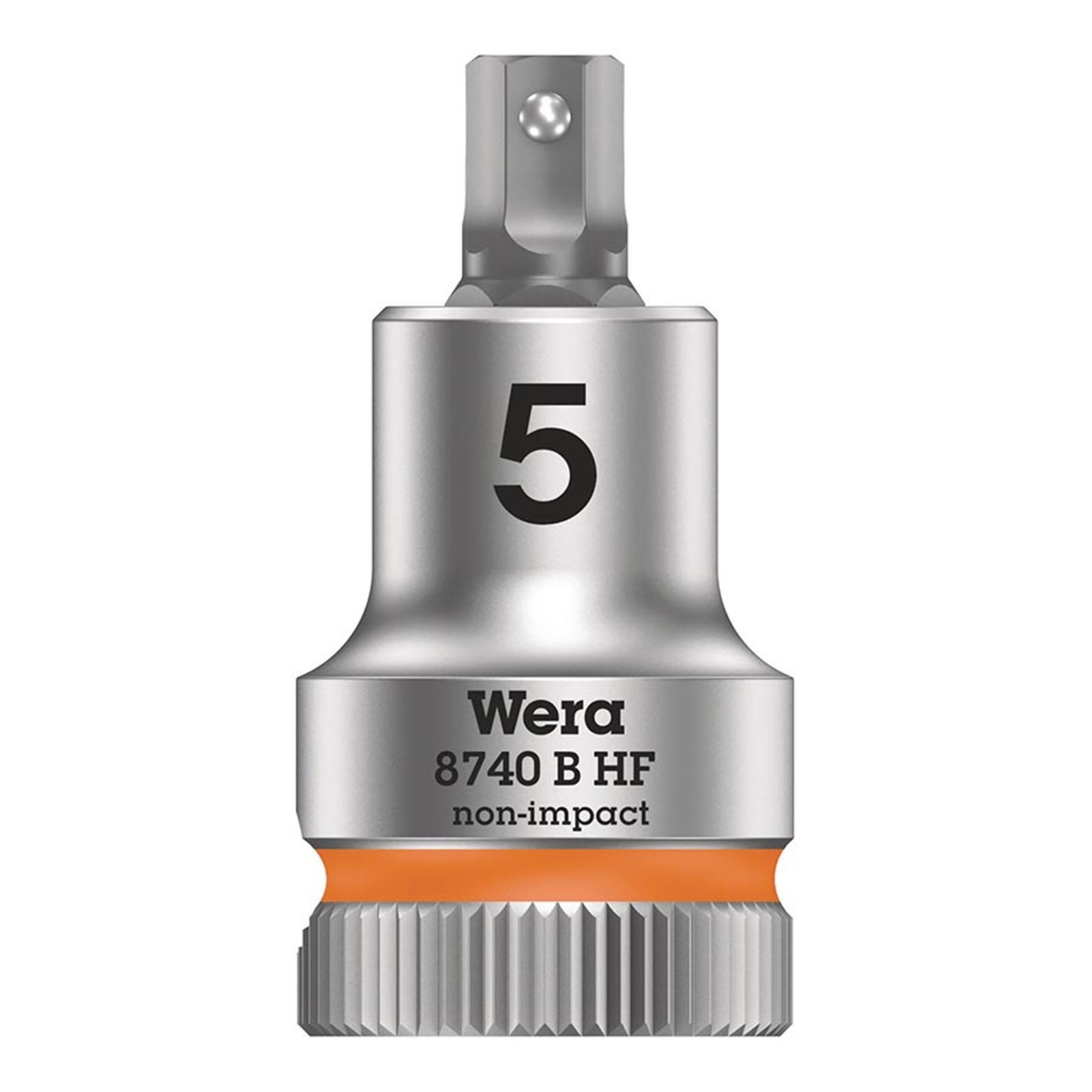 Wera 8740B HF Zyklop 3/8'' Drive Hex 5.0 x 35mm with HF 05003033001