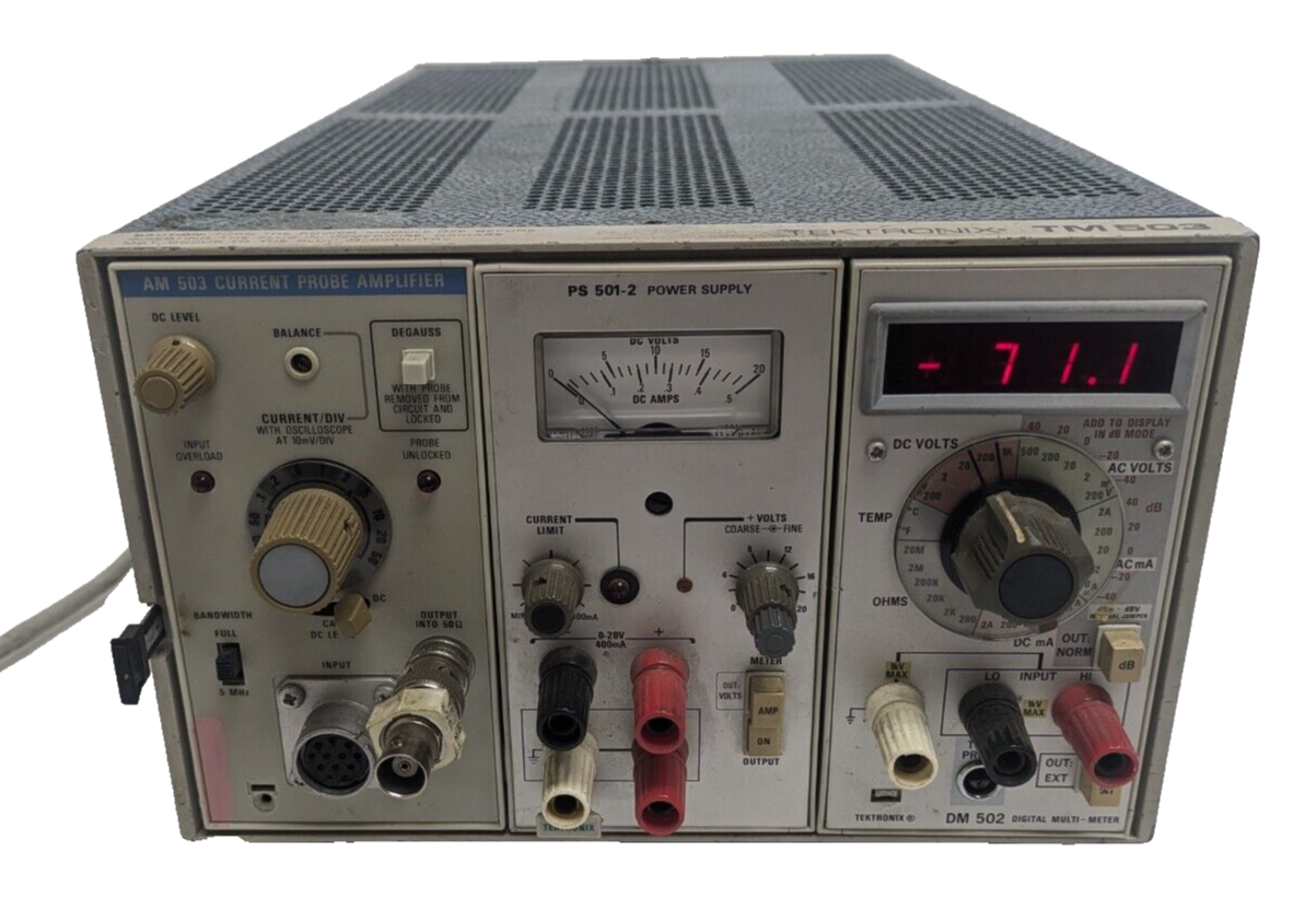 Current Probe - Tektronix TM503 W/ 3x Modules