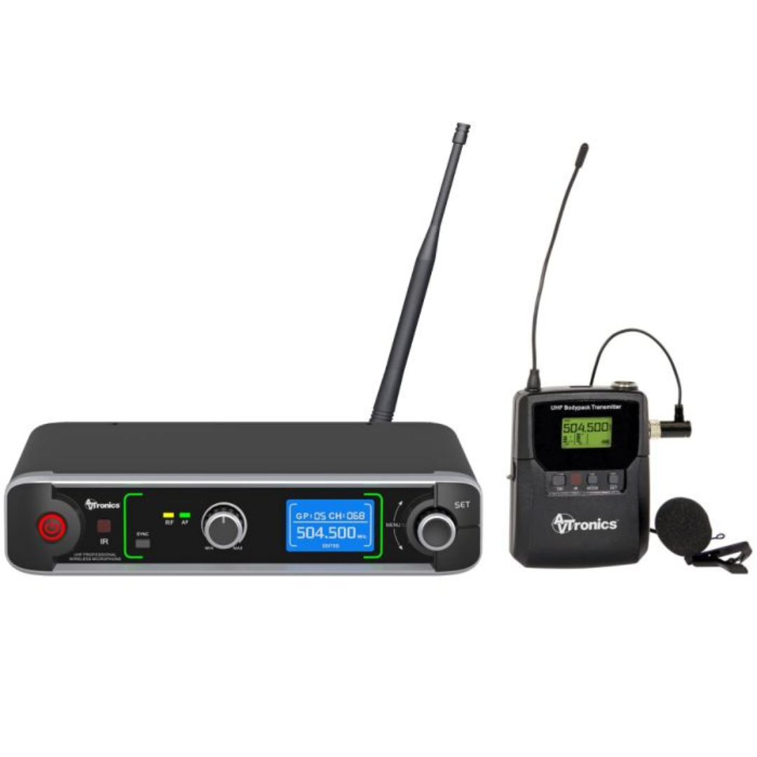 AVTronics Professional 200 Channel Lapel Mic System with 200 Channels