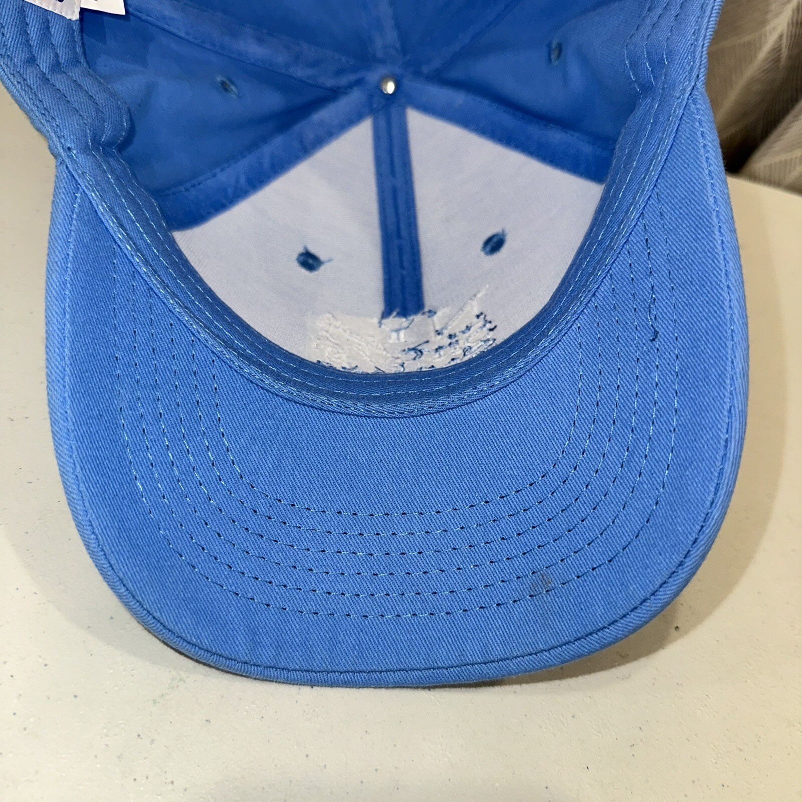 NY Sire Stakes Buckle Strap Hat Sky Blue Pristine