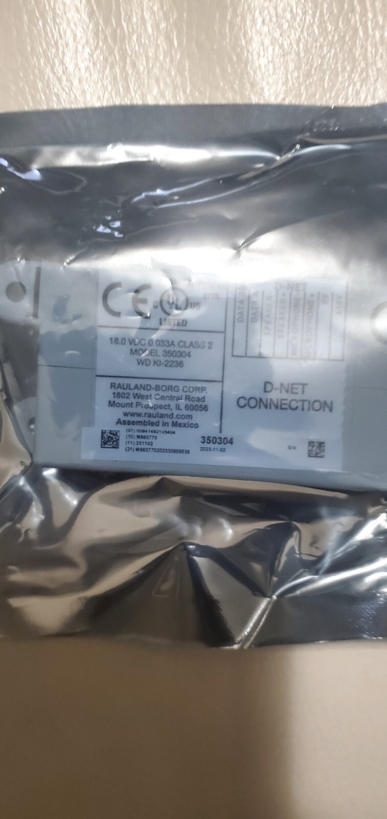 Rauland Feature Bed Control Module  V2, 350304