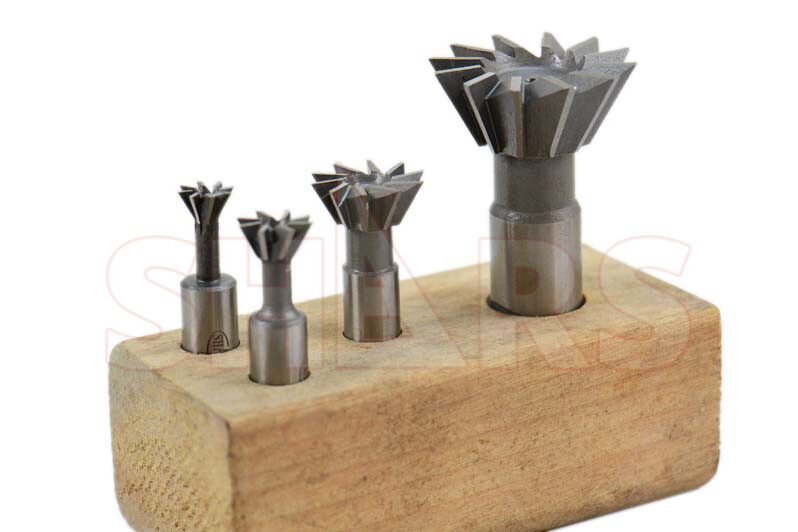 Shars 60 Degree HSS Dovetail Cutter End Mills 3/8 1/2 3/4 CNC New P}