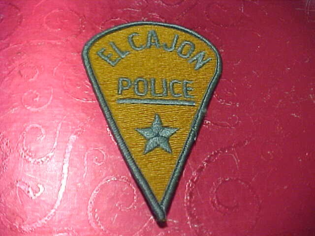 EL CAJON CALIFORNIA POLICE PATCH SHOULDER SIZE UNUSED NOT A BADGE