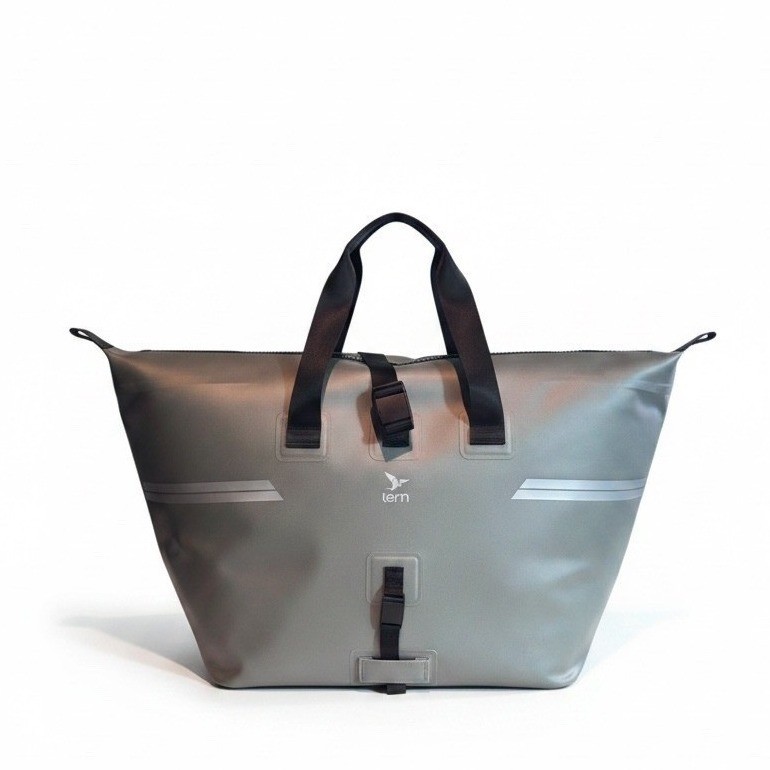 Tern Dry Goods Bag Large Gray Waterproof Pannier Tote Bike Accessory Gorpcore