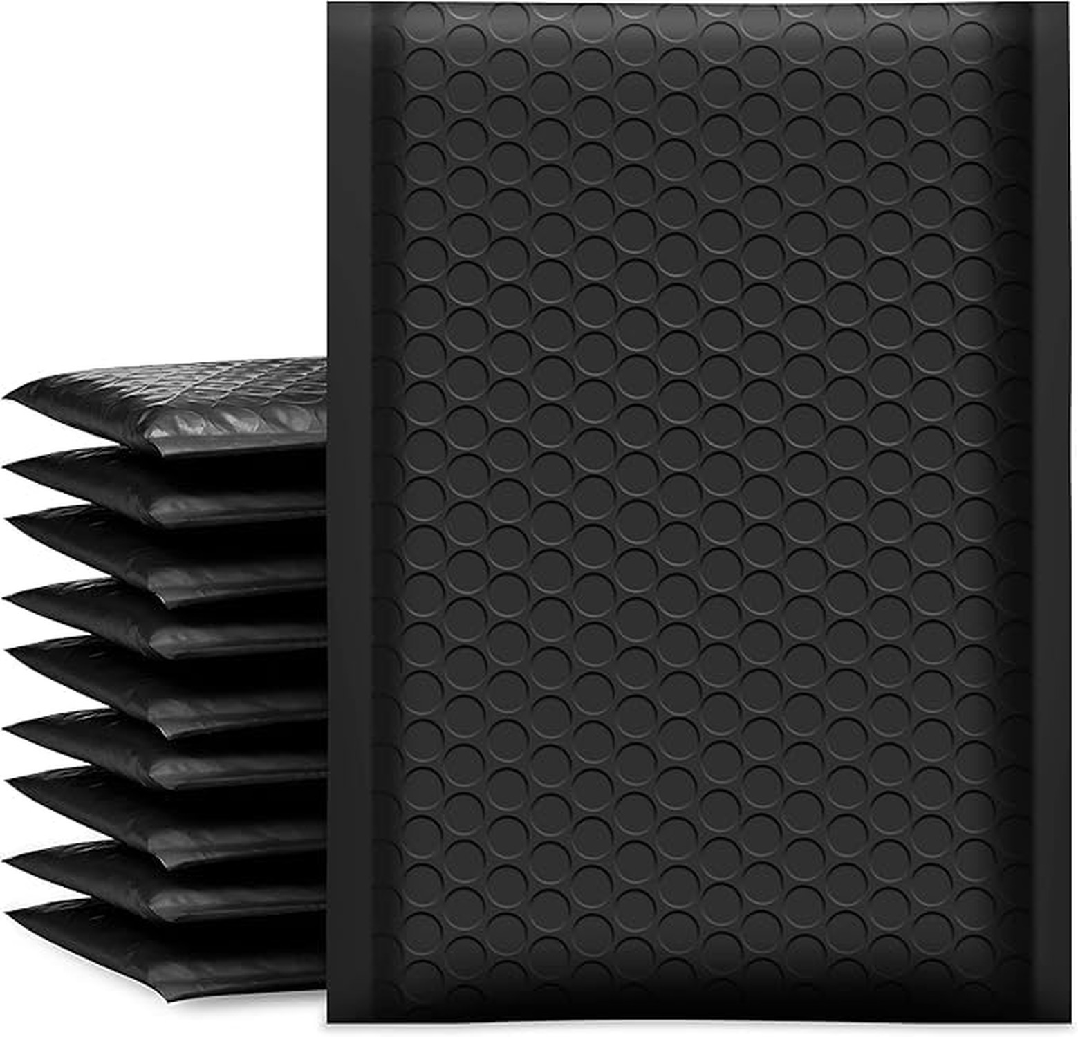 Koja Padded Bubble Mailers 6 X 10" 25-Pack - Self-Seal Shipping Envelopes Black