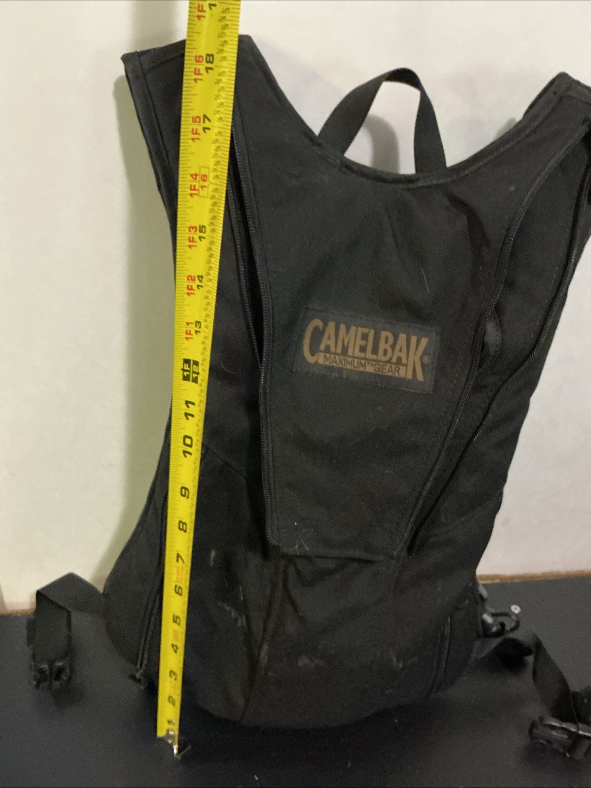 Black Camelbak Maximum Gear Hydration Pack Viper STAINS