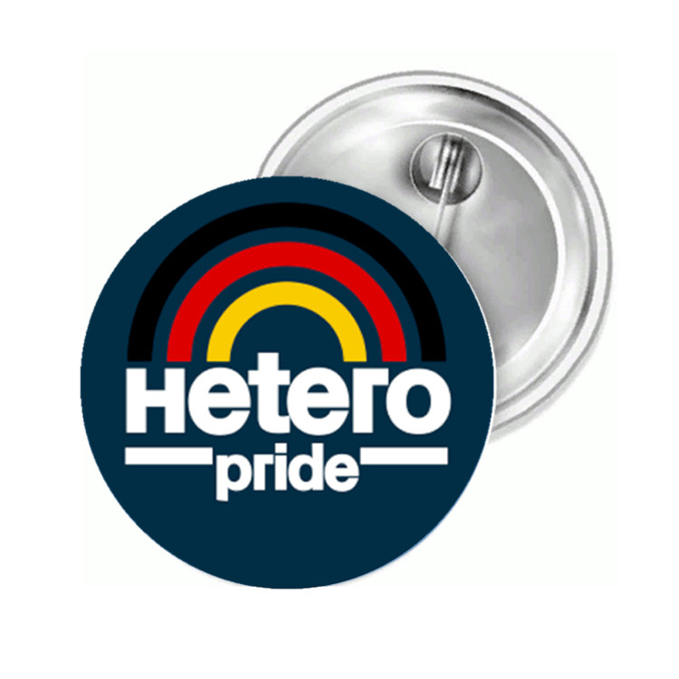 Straight Pride III Normal Biology Nature Lapel Pin Button Badge Pin Magnet