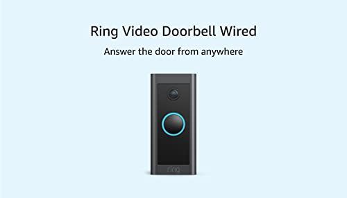 Ring Video Doorbell Wired – Convenient, essential features in a compact design,