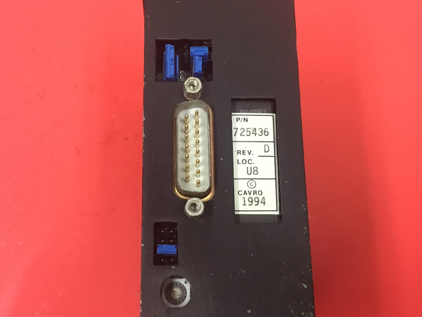 Cavro Scientific Instruments - P/N: 725436 - Rev. D - Cavro Pump Controller