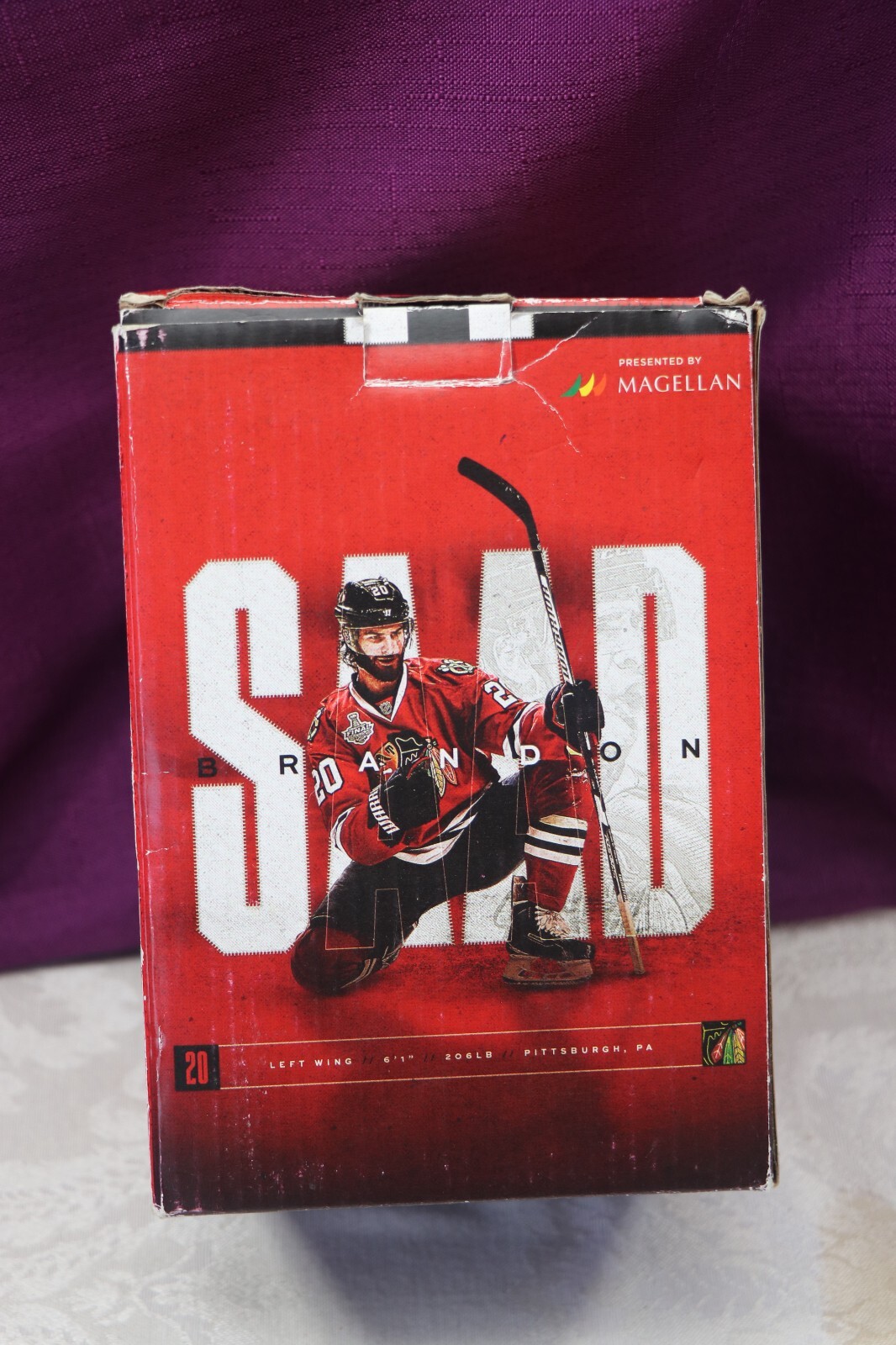 Kick 10 Chicago BlackHawks Brandon Saad #20 Bobblehead