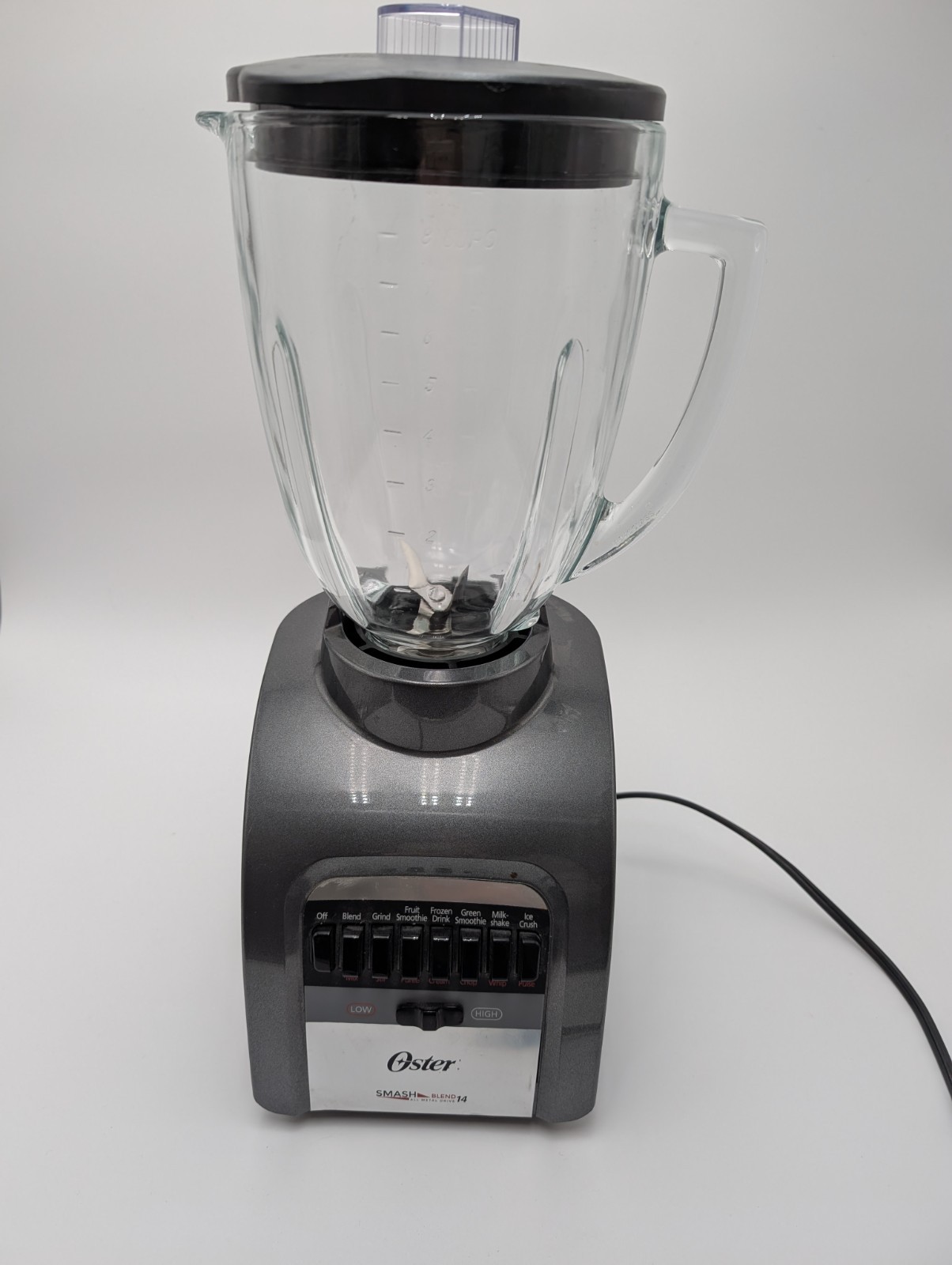 Oster Smash Blend 14 Speed 300 Blender with Glass 6 Cup GREAT CONDITION Tested
