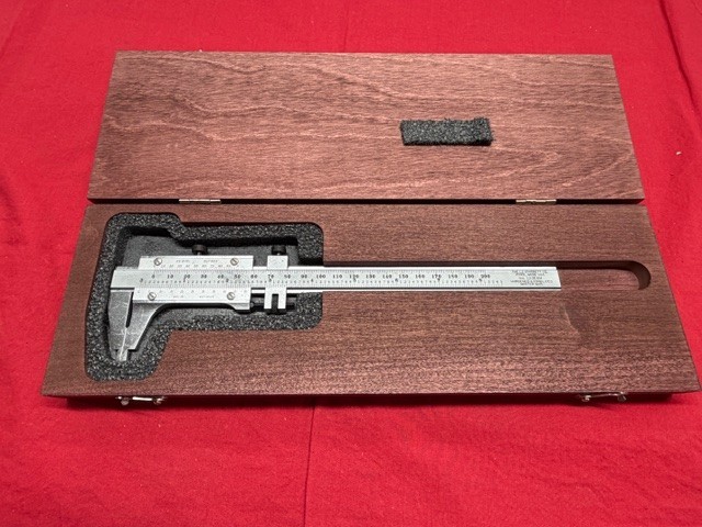 Starrett 123EMZ-6 Master Vernier Caliper, Steel   0-6"  IN STOCK
