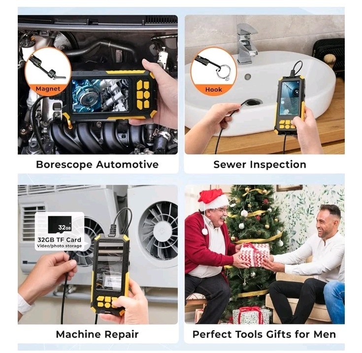 Triple-Lens] Endoscope Camera