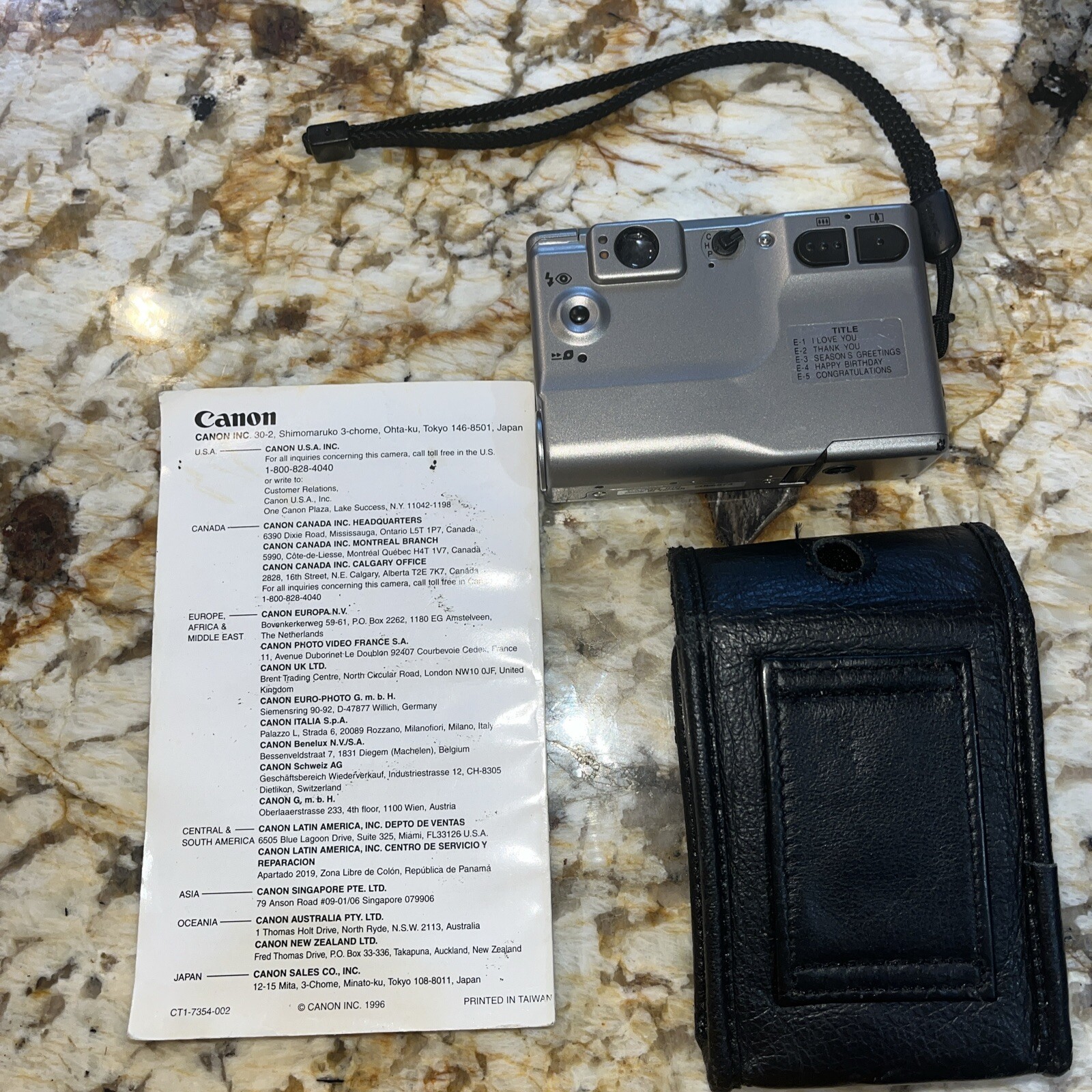 CANON ELPH Film Camera IXUS