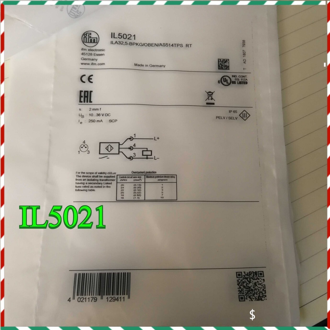 1PCS NEW for IFM IL5021 new proximity switch sensor fast shipping IL 5021 *tm