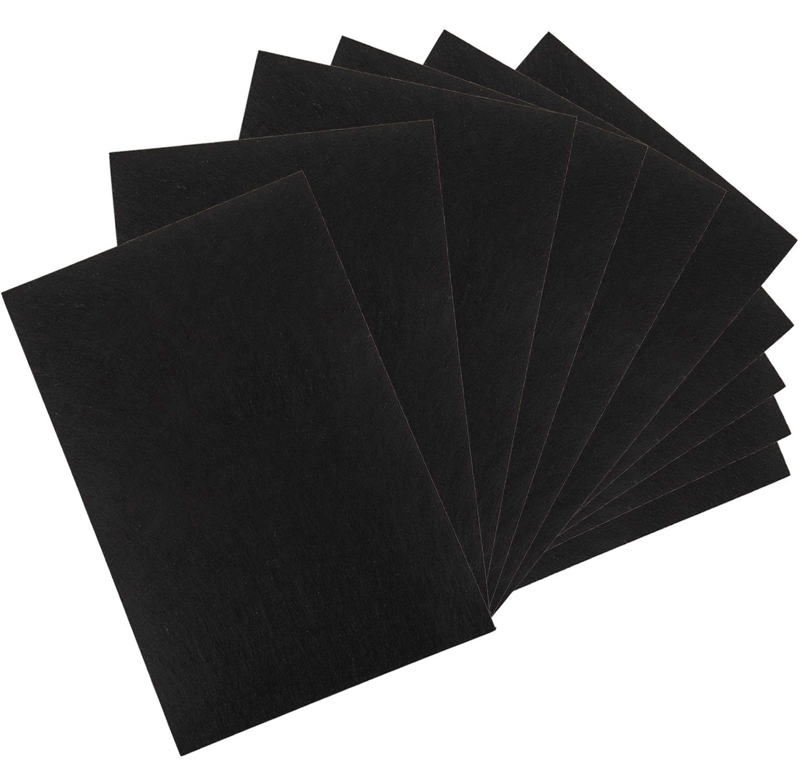 WUWEOT 10 Pack Black Stiff Felt Sheet, 17x11.8 Inches Fabric Hard Felt Square...