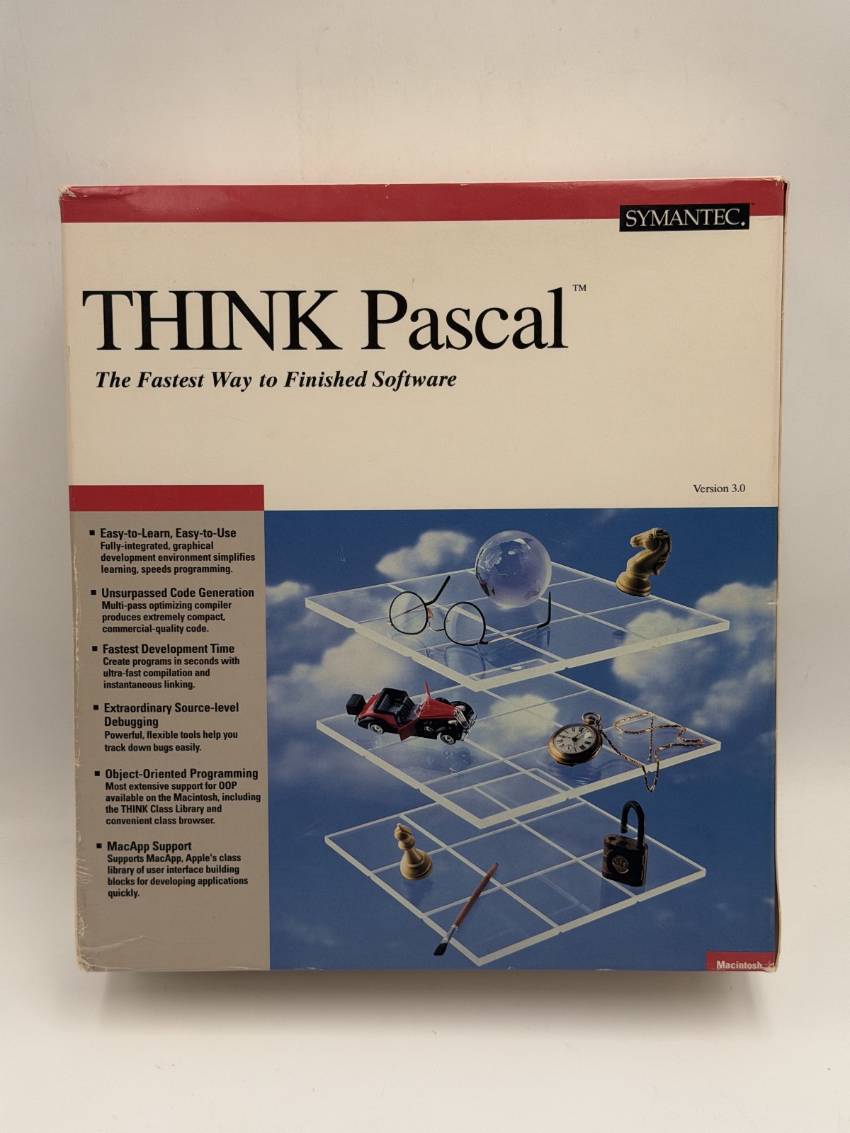 THINK Pascal Symantec Version 3.0 Vintage Software 1990