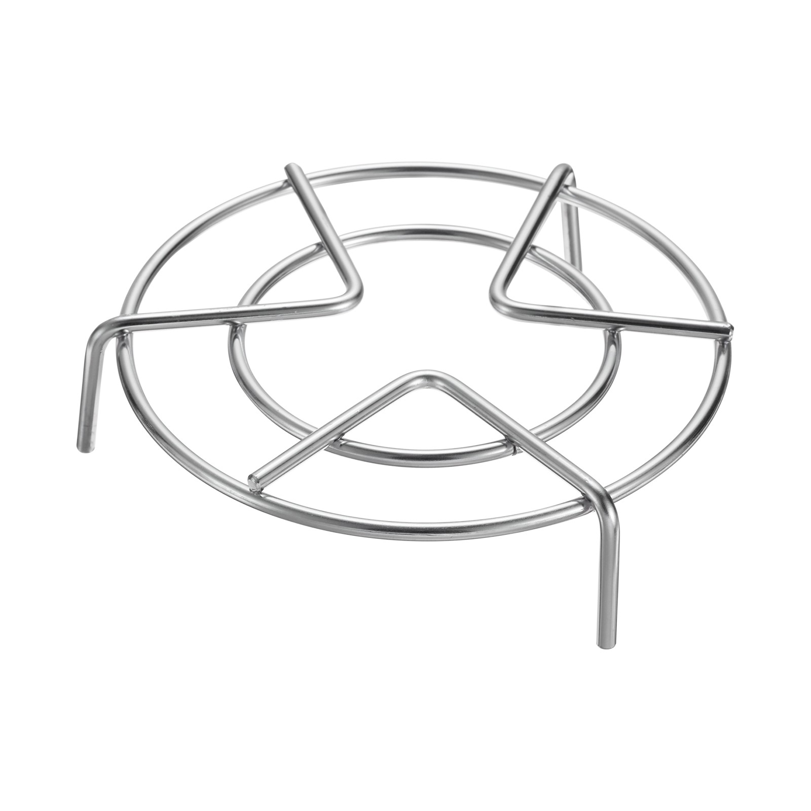 Steam Rack 5.5" Dia Metal Trivets for Cooker Silver 1.2" Tall