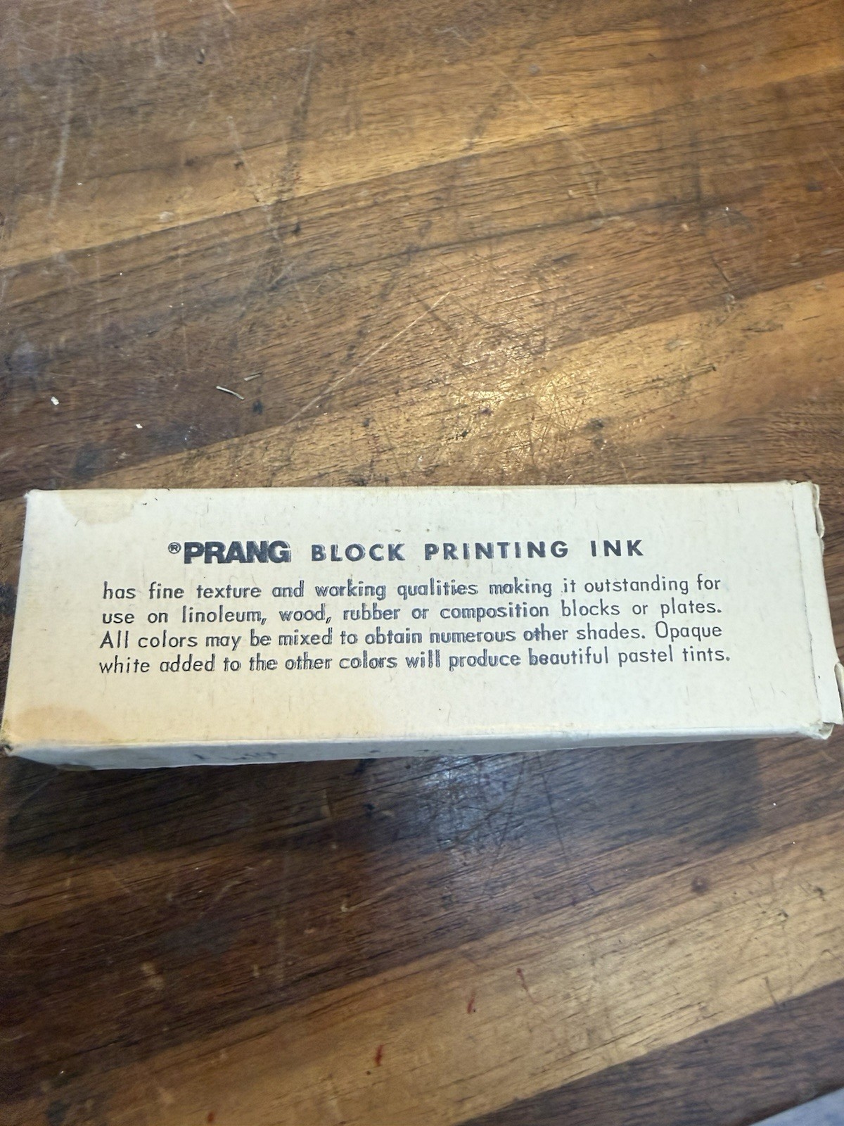 Prang EZ Print Water Base Block Printing Ink 2196 Silver 4 Ounces