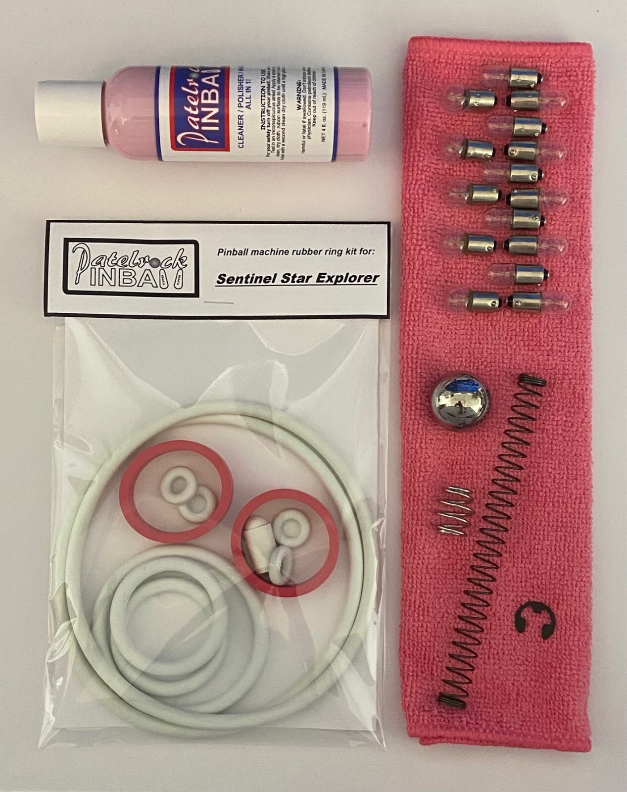 Sentinel / Phillips Star Explorer Pinball Machine Maintenance Tune Up Kit