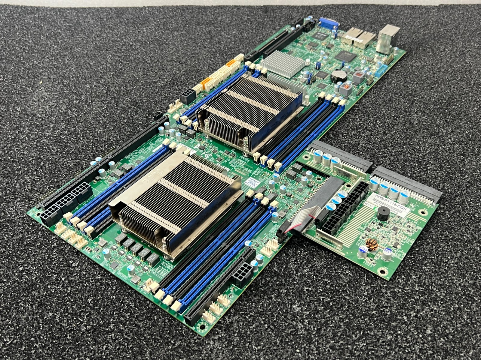 SUPERMICRO X10DRG-H MoBo w/ Redundant Power Distribution Card PDB-PT118-DGH !!