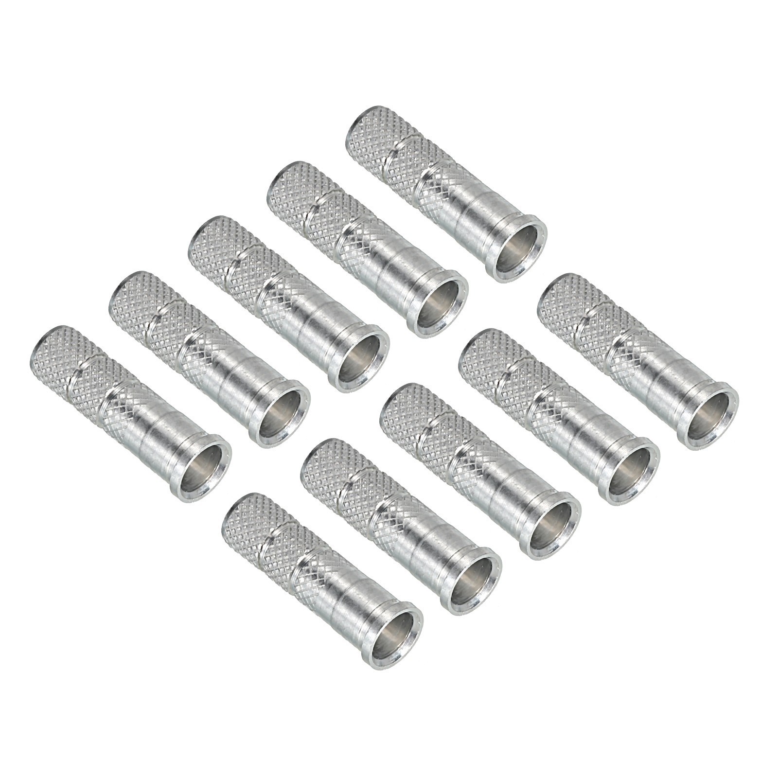 Aluminum Arrow Inserts 0.244" Dia 6.2mm 7.2mm for Archery Points, 24pcs