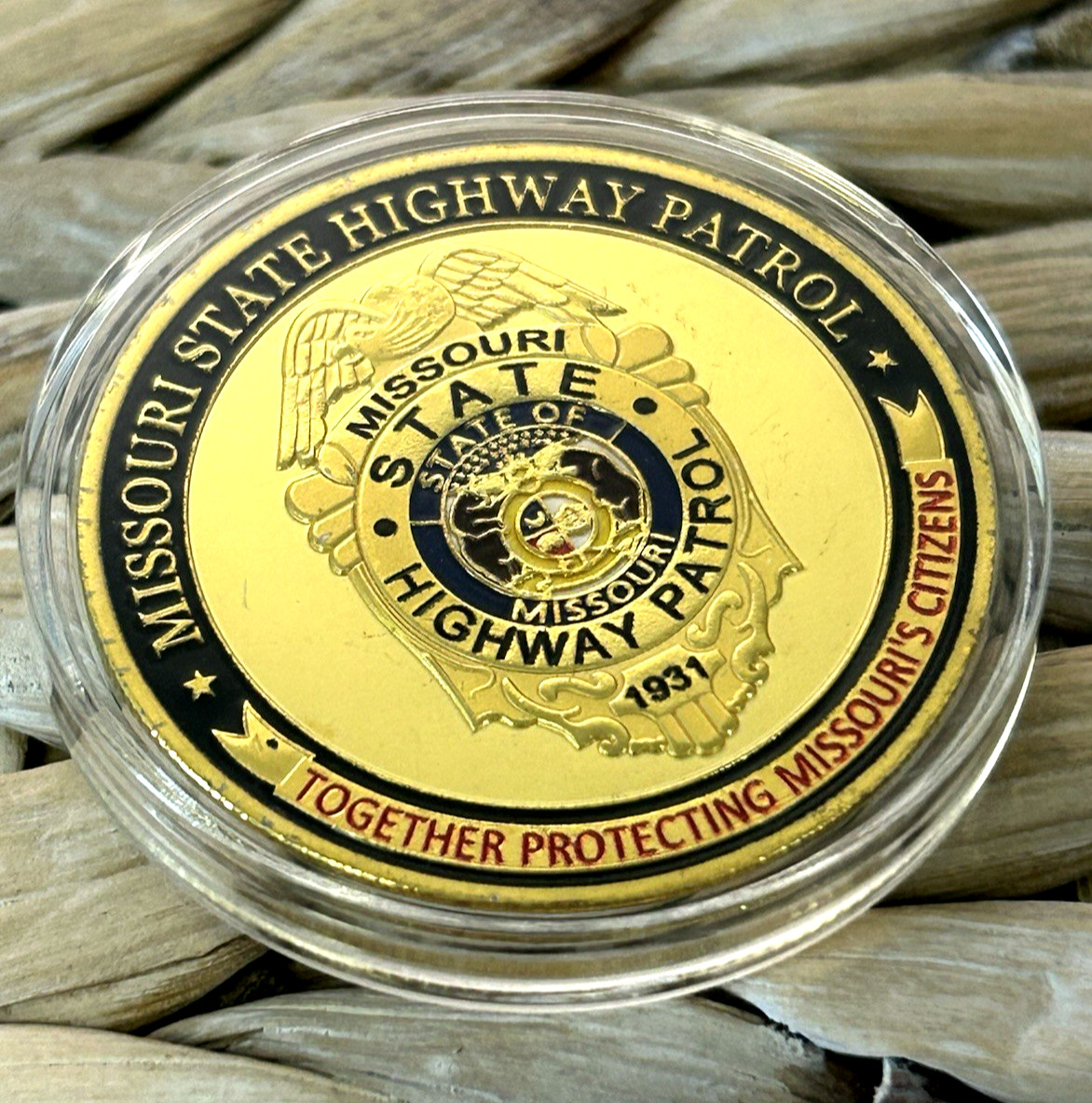 MISSOURI STATE HIGHWAY PATROL TROOPER Challenge Coin Gift