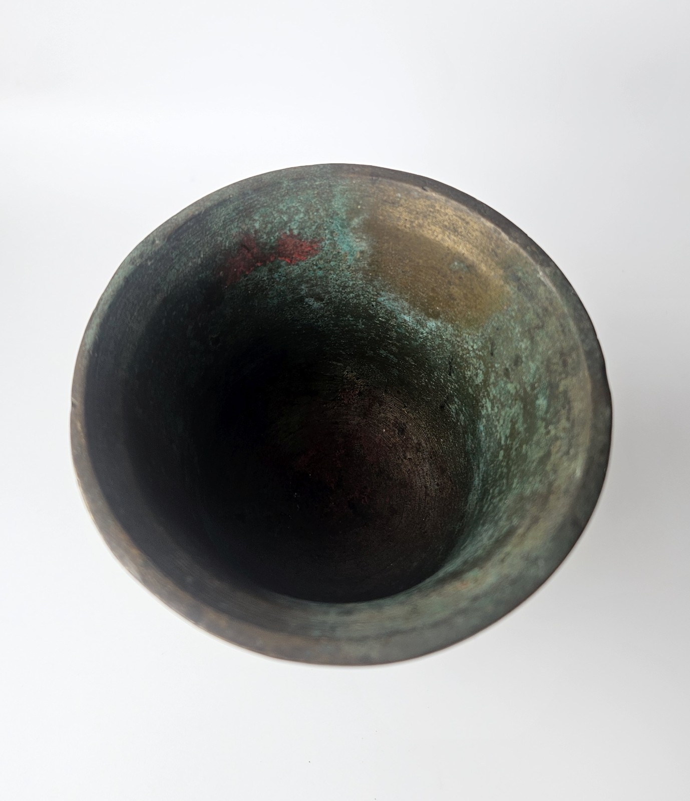 Antique Heavy 5" Brass Mortar 1.3kg