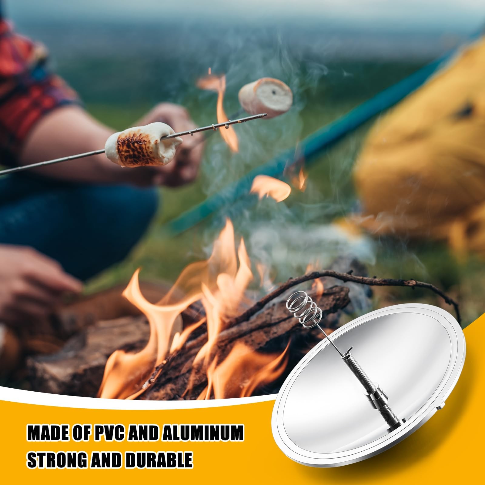 2 Pcs Solar Fire Starter Solar Spark Lighter Camping Survival Tool Windproof ...
