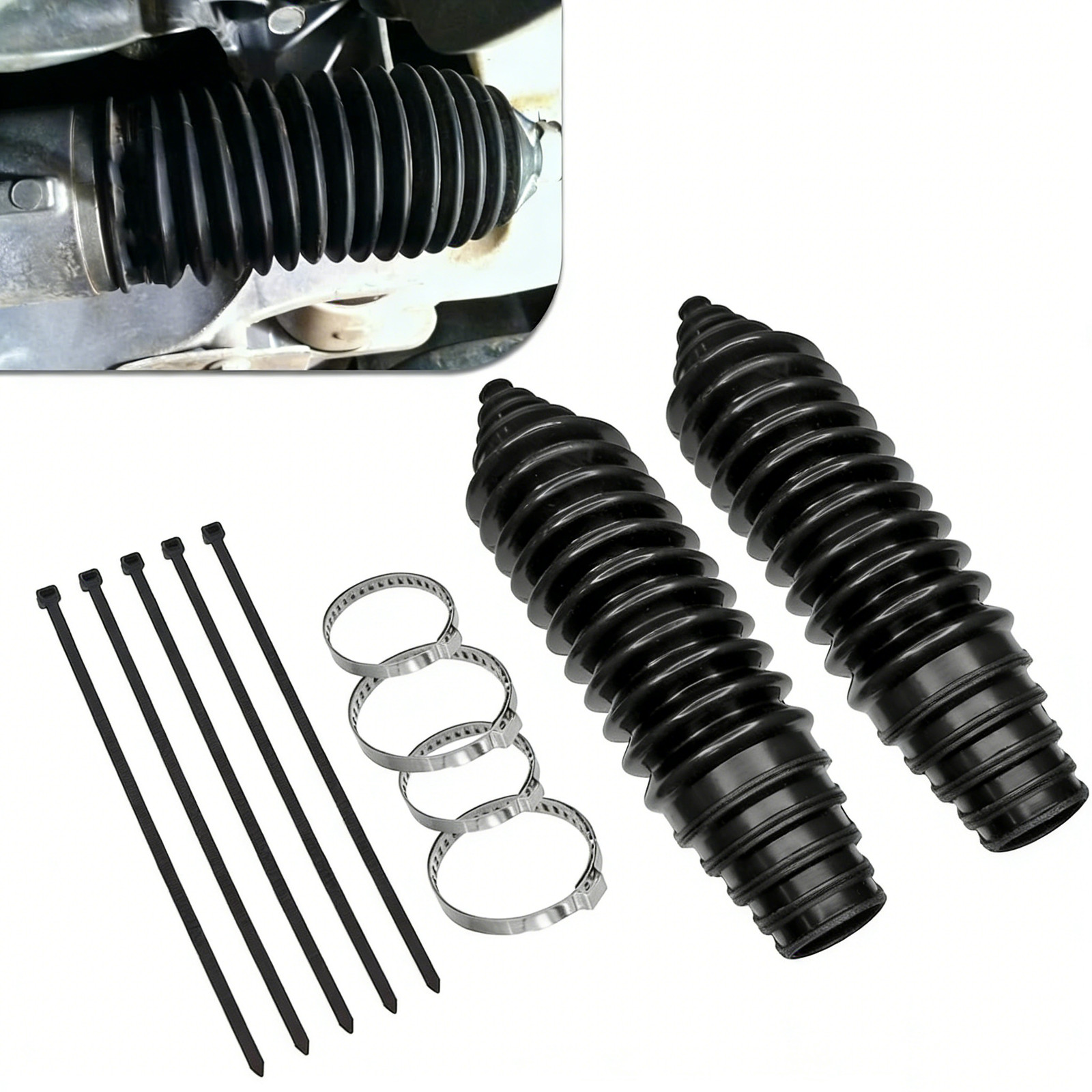Steering Rack Pinion Boot Kit Inner Tie Rod Bellow Customized For Mercedes-Benz