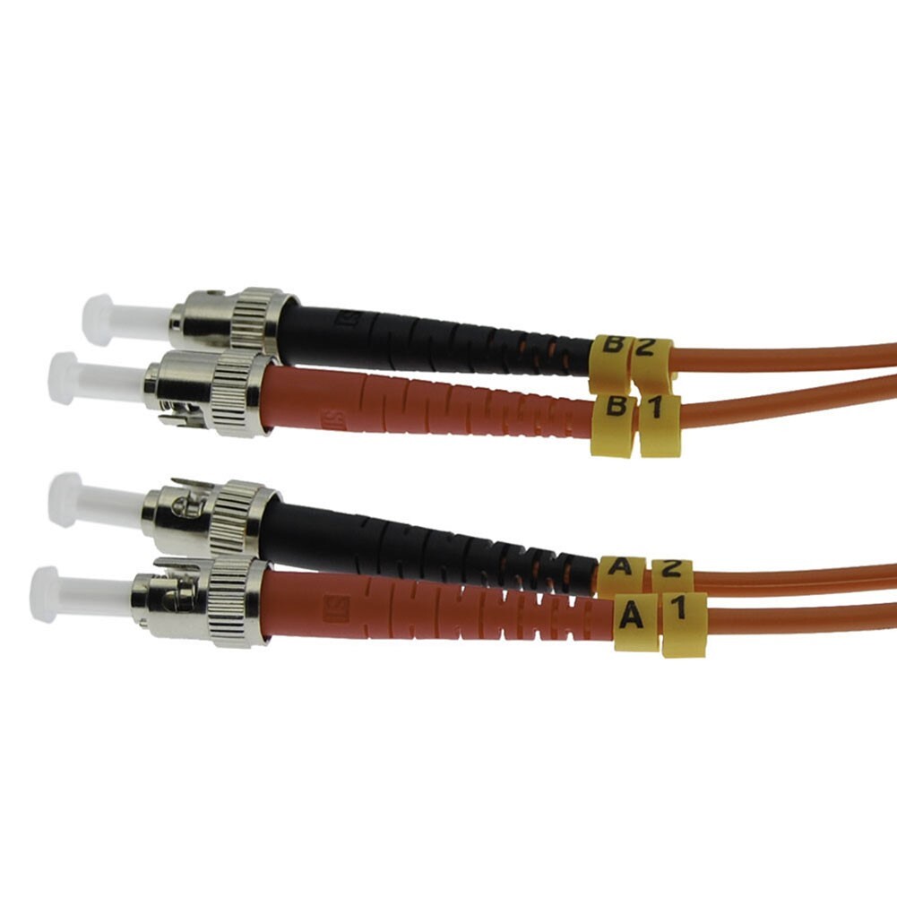 0.3-15m ST-ST Fiber Optical Cable Duplex Multimode 62.5/125 Optic Patch Cord