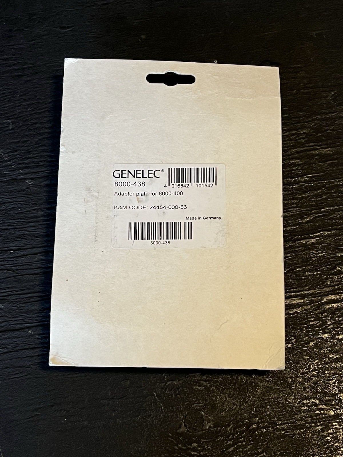 Genelec 8000-438 Speaker Adapter Plate
