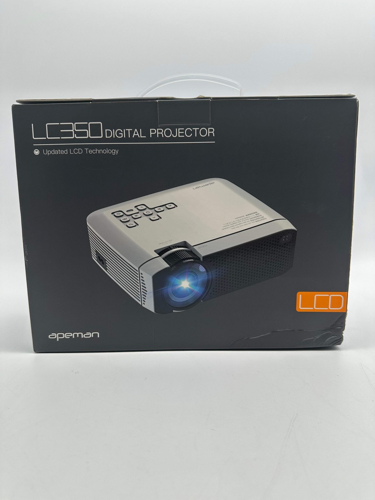Apeman LC350 Digital Projector White New Open Box