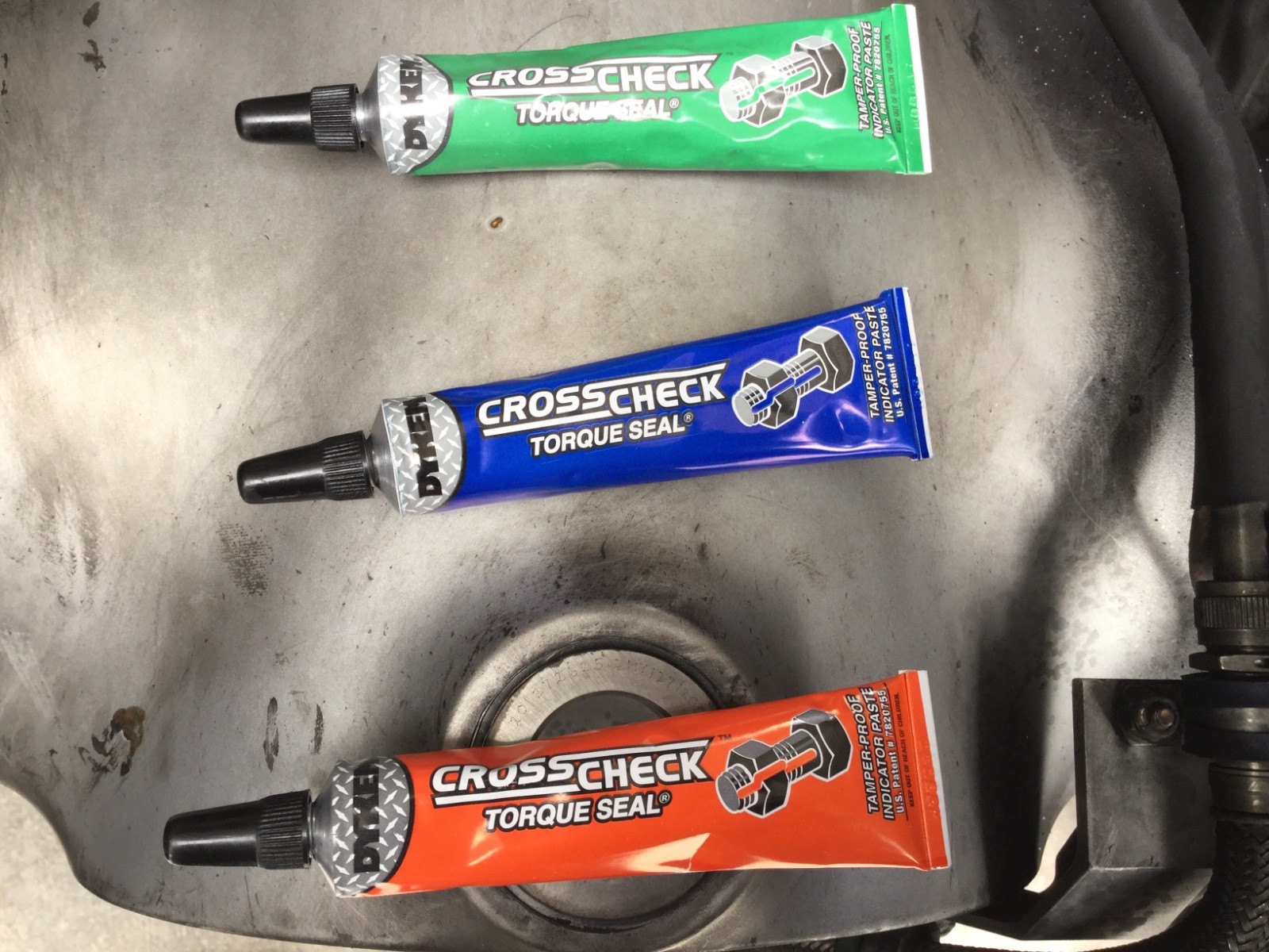 DYKEM CROSS CHECK TORQUE SEAL 3 Pack GREEN, BLUE, ORANGE Indication Paste