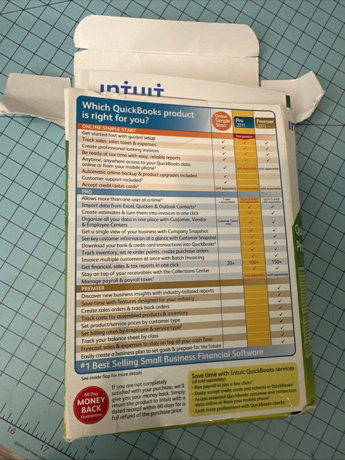 Intuit QuickBooks Pro 2011 Windows Version with License Key-Used