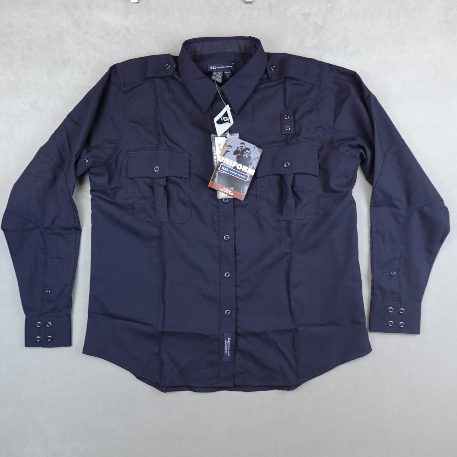 NWT 5.11 Tactical Shirt Womens XL Long Midnight Navy Class A Flex-Tac Poly Wool