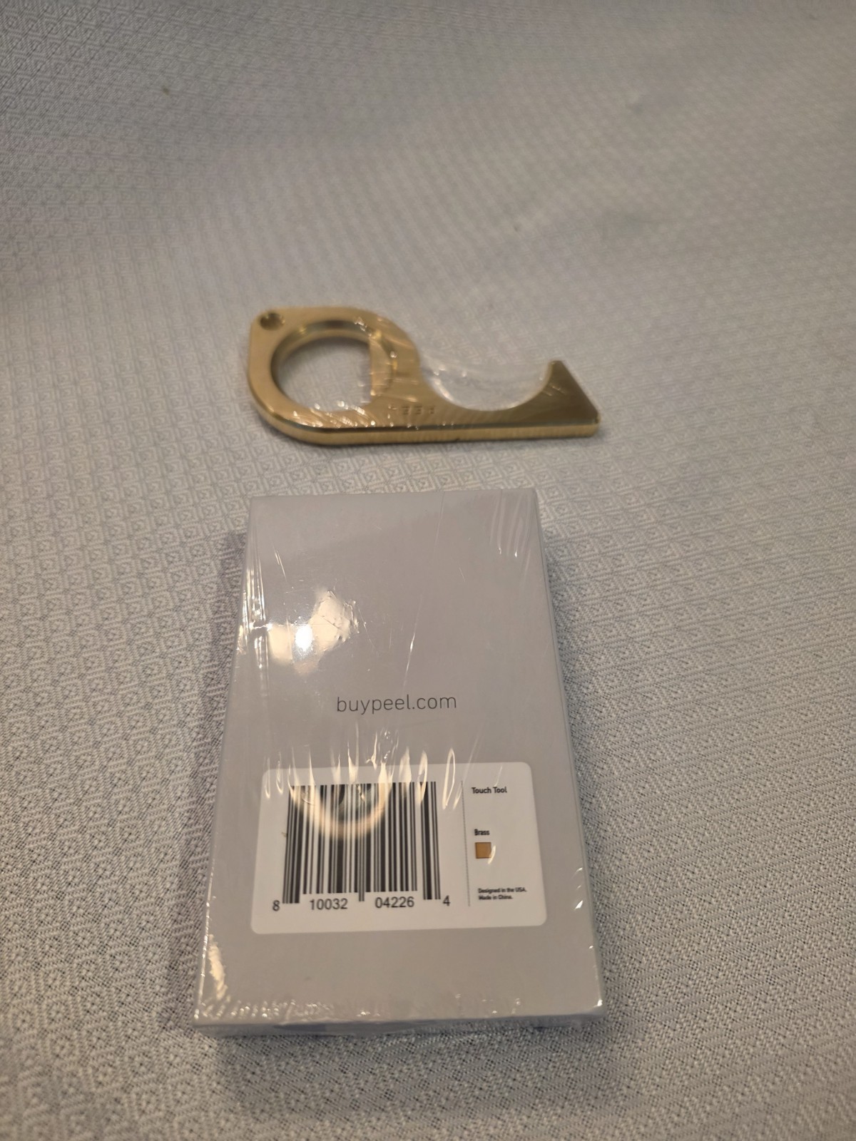 PEEL Solid Brass Touch Tool SEALED NEW ...don't like germs? Use a touch tool!