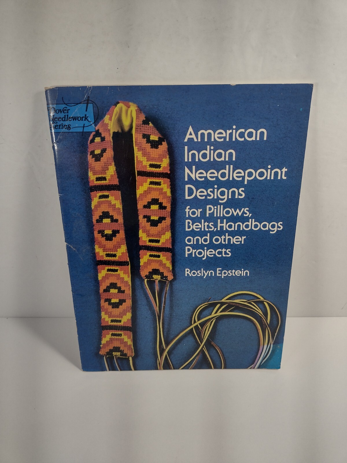 1973 American Indian Needlepoint Designs Pillows Belts Handbags Other Projects