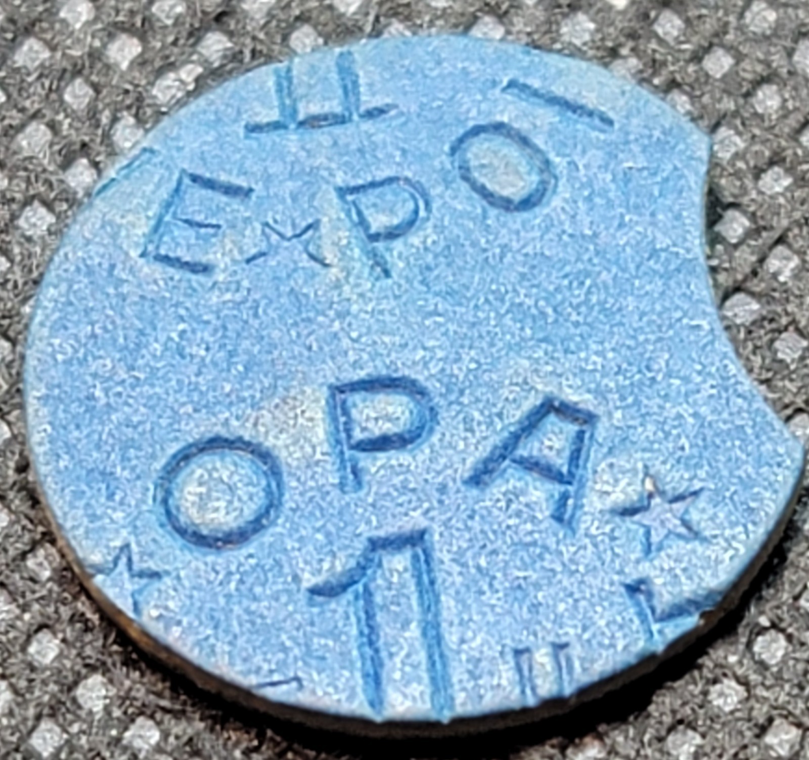 WWII BLUE OPA TU ERROR 50% OFF & CLIPPED, SEE PICTURES, L1992