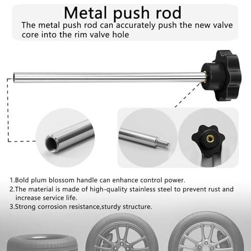 23PCS Tire Valve Stem Tool，Quick Change Valve Installer Kit with Set A