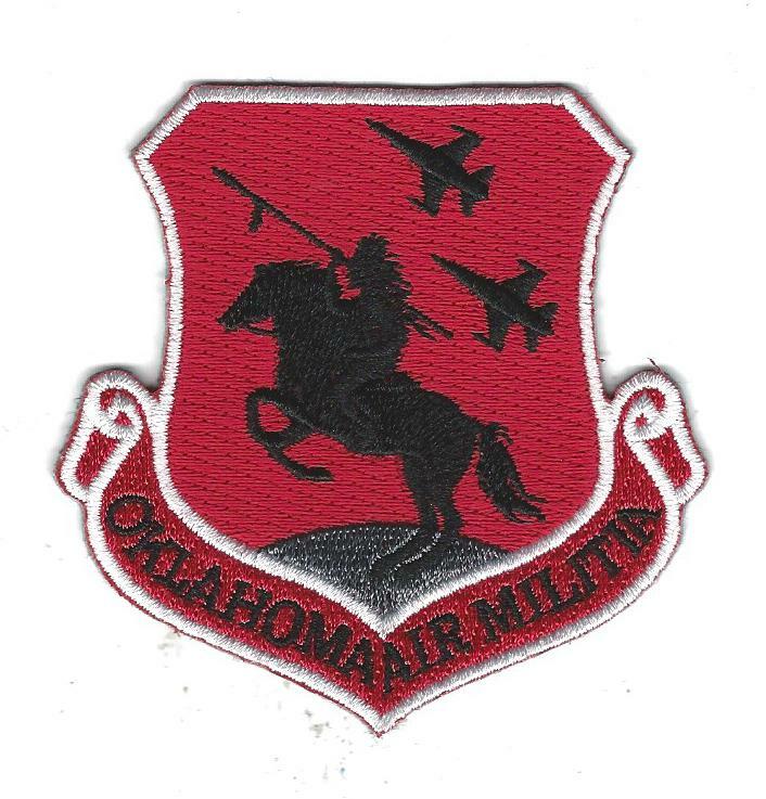 125th FIGHTER SQUADRON 'OKLAHOMA AIR MILITIA ' (THE LATEST) patch