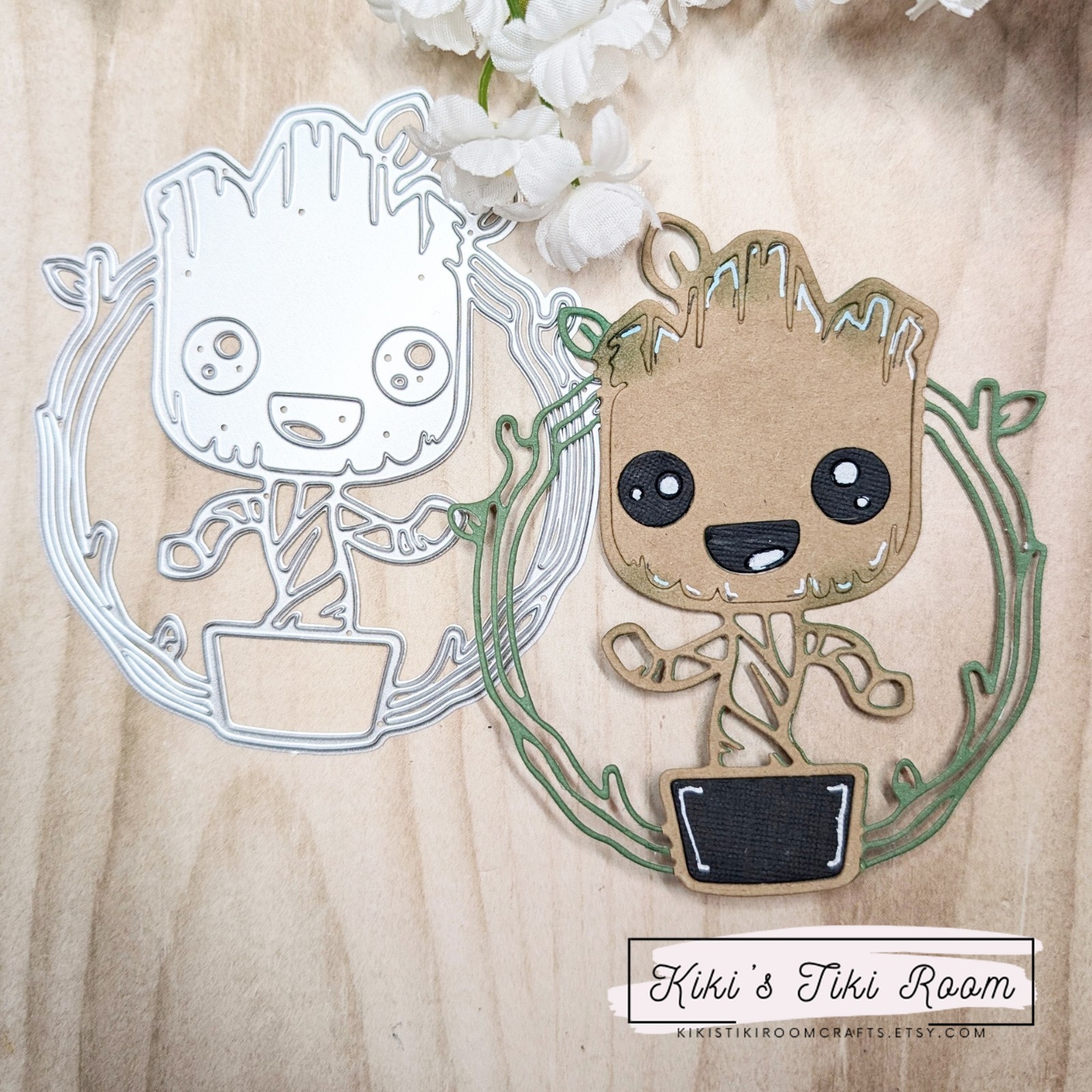 BABY GROOT  Metal Cutting Die / For Scrapbooks / Cards/ Journals/DIY Project